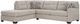 Signature Design by Ashley® Mahoney 2-Piece Pebble Left-Arm Facing Full Sofa Sleeper Sectional and Chaise-0
