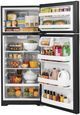 GE® 28 in. 17.5 Cu. Ft. Black Top Freezer Refrigerator-3