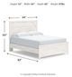 Signature Design by Ashley® Gerridan White Queen Panel Bed-3