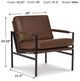 Signature Design by Ashley® Puckman Brown Accent Chair-4