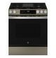 GE® 600 Series 30" Slate Slide In Gas Range-0