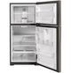 GE® 33 in. 21.9 Cu. Ft. Slate Top Freezer Refrigerator-3