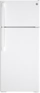 GE® 28 in. 17.5 Cu. Ft. White Top Freezer Refrigerator-0
