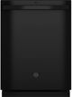 GE® 24" Black Built In Dishwasher-0