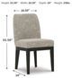 Signature Design by Ashley® Burkhaus Dark Brown Dining Chair-4