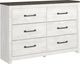 Signature Design by Ashley® Gerridan White Dresser and Mirror Set-1