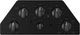 GE® 36" Black Built In Electric Cooktop-3