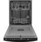 GE® 24" Black Built In Dishwasher-2