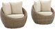Signature Design by Ashley® Danson Beige Swivel Lounge with Cushion-0