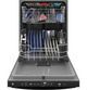 GE® 24" Black Built In Dishwasher-3