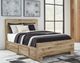 Signature Design by Ashley® Hyanna Tan Full Side Storage Youth Bed-3