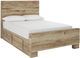 Signature Design by Ashley® Hyanna Tan Brown King Storage Bed-0