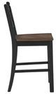 Signature Design by Ashley® Valebeck Black/Brown Counter Stool-2