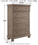Signature Design by Ashley® Lettner Light Gray 58" Chest-1