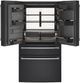 Café™ 36 in. 27.6 Cu. Ft. Matte Black 4-Door French Door Refrigerator-1