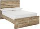 Signature Design by Ashley® Hyanna Tan Full Panel Storage Bed-0