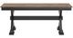 Signature Design by Ashley® Wildenauer Black/Brown Dining Bench-1