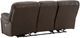 Signature Design by Ashley® Leesworth Dark Brown Power Sofa-3