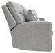Signature Design by Ashley® Biscoe Pewter Power Reclining Loveseat-4