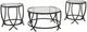 Signature Design by Ashley® Tarrin 3-Piece Black Occasional Table Set-0