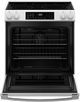 GE® 600 Series 30" White Slide-In Electric Range-2