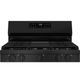 GE® 500 Series 30" Black Freestanding Gas Range-4