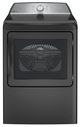 GE Profile™ 7.4 Cu. Ft. Diamond Gray Front Load Electric Dryer -0