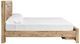 Signature Design by Ashley® Hyanna Tan King 2-Drawer Storage Panel Bed-2