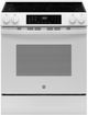 GE® 600 Series 30" White Slide-In Electric Range-0