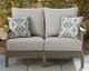 Signature Design by Ashley® Visola Gray Loveseat with Cushion-4