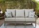 Signature Design by Ashley® Visola Gray Sofa with Cushion-4