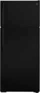GE® 28 in. 17.5 Cu. Ft. Black Top Freezer Refrigerator-0