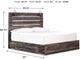 Signature Design by Ashley® Drystan Brown King 2-Drawer Storage Panel Bed-2