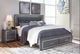 Signature Design by Ashley® Lodanna Gray King Storage Panel Bed-2