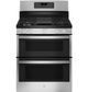 GE® 30" Stainless Steel Freestanding Gas Range-0