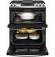 GE® 30" Stainless Steel Slide In Gas Double Oven Range-2