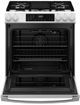 GE® 600 Series 30" White Slide In Gas Range-2