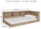 Signature Design by Ashley® Oliah Natural Twin Bookcase Storage Bed-4