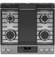 GE® 30" Stainless Steel Slide In Gas Double Oven Range-3
