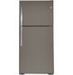 GE® 33 in. 21.9 Cu. Ft. Slate Top Freezer Refrigerator-0
