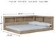 Signature Design by Ashley® Oliah Natural Full Bookcase Storage Bed-4