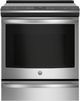 GE Profile™ 30" Fingerprint Resistant Stainless Steel Slide In Induction Range-0
