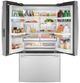 GE® 36 in. 23.1 Cu. Ft. Fingerprint Resistant Stainless Steel Counter Depth French Door Refrigerator-2