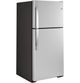 GE® 33 in. 21.9 Cu. Ft. Fingerprint Resistant Stainless Steel Freestanding Refrigerator-4
