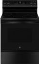 GE® 400 Series 30" Black Freestanding Electric Range-0