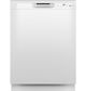 GE® 24" White Built In Dishwasher-0