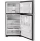 GE® 33 in. 21.9 Cu. Ft. Fingerprint Resistant Stainless Steel Freestanding Refrigerator-2