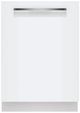 Bosch® 800 Series 24" White Top Control Built In Dishwasher-0
