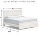 Signature Design by Ashley® Gerridan White King Panel Bed-3