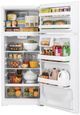 GE® 28 in. 16.6 Cu. Ft. White Top Freezer Refrigerator-3